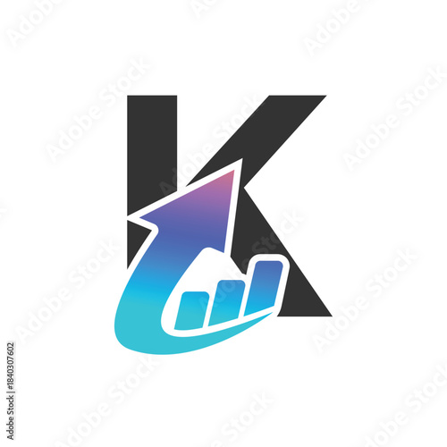 Letter K logo, K logo, Business logo, modern, minimal logo, design, colourful, icon, shape, symbol, brand, business identity, elegant, luxury, logotype, branding, custom, abstract