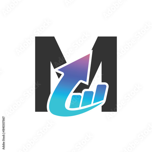 Letter M logo, M logo, Business logo, modern, minimal logo, design, colourful, icon, shape, symbol, brand, business identity, elegant, luxury, logotype, branding, custom, abstract