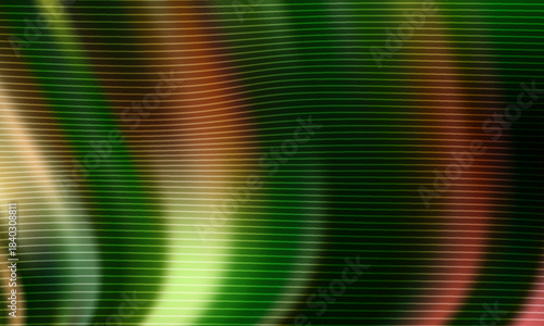 abstract background featuring horizontal color stripes and soft glow in green, red, and yellow, creating a modern, energetic mood suitable for tech, design,
