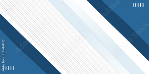 Blue abstract background with white color. Abstract blue background with square shapes. Modern Simple Blue Grey Abstract Background Presentation Design