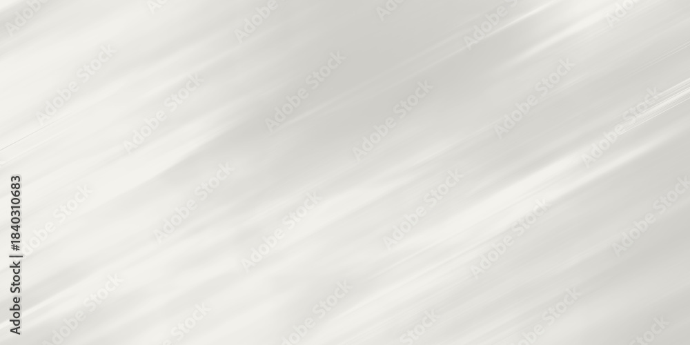 Obraz premium Abstract light soft grey line background with copy space. Trendy color of 2026 year Cloud Dancer. Monochrome blurry backdrop.