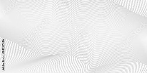 Silver foil background with metal mirror texture. Chrome gradient surface with light gloss simple abstract. poster, website
