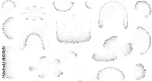 Cartoon Face Expression Outline Set Happy Sad Funny