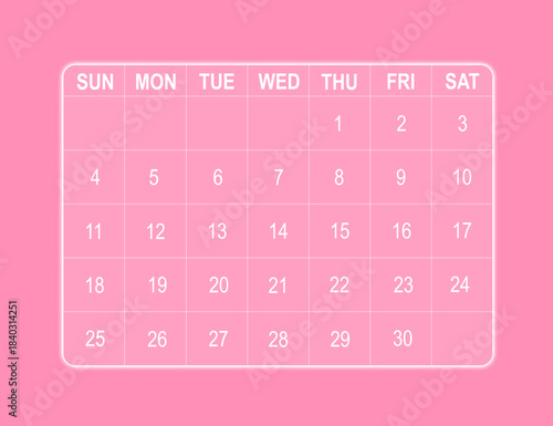 Women calendar, abstract month and dates for schedule.