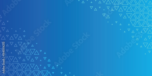 Blue gradient background with modern abstract shape decoration. Simple background concept for covers, brochures, banners, certificates, and presentations. EPS. 9