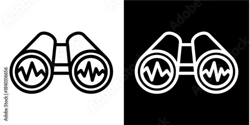 Rolling Forecast Icon Set White Style Collection