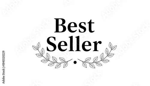 Best Seller Laurel Wreath Emblem for Product Promotion