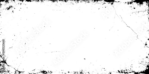 Abstract Distressed vintage border grunge texture creating dusty old stained and scratched grunge rugged worn edges for creative design backgrounds and artistic visual projects.