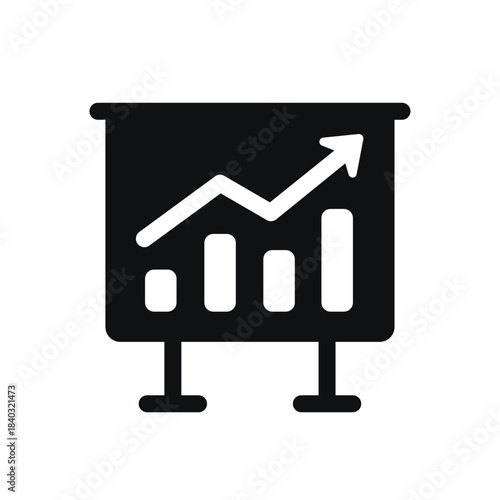 Rating icon. Statistics presentation icon