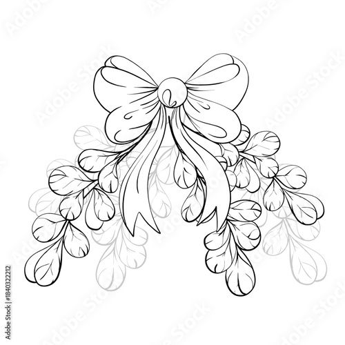 Poinsettia Flowers With Holly Leaves and Berries in Festive Design Intricate and Elegant for Creative Coloring Activities During Winter Holidays and Celebrations