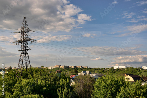 View of the city of Central Russia