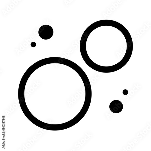 Minimalist gravity falling object vector icon