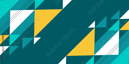 Geometric background with triangles in minimalistic style. Graphic design element for banner, web, presentation. vector ilustration eps 10