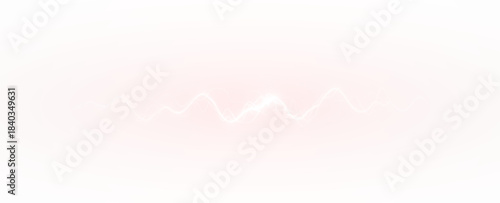 Red Lightning Energy PNG Overlay with Isolated Glow Effect on transparent background