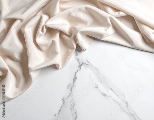 white satin fabric