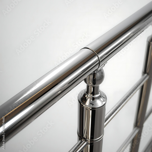 Sleek Stainless Steel Railing Detail