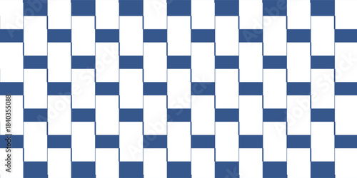 Lumberjack plaid seamless pattern. Vector illustration. Blue color. Textile template.