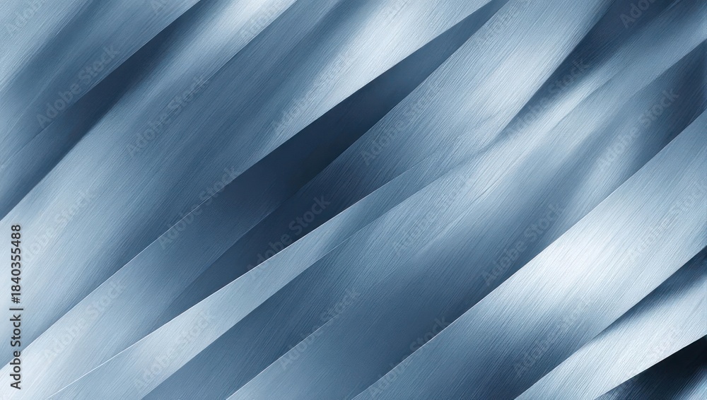 Obraz premium Abstract blue and white diagonal stripes creating a modern background.