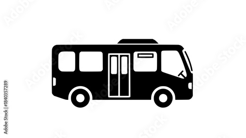 Red retro cartoon toy car vector illustration isolated on white background