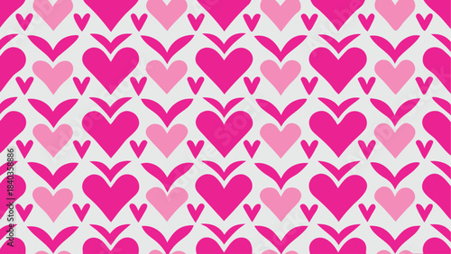 Valentines Day Love Background with Red Heart Design