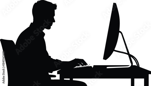 Ab workout silhouette, core training pose, fitness motion, dual exercise form, strength posture, cad drawing flat vector illustration