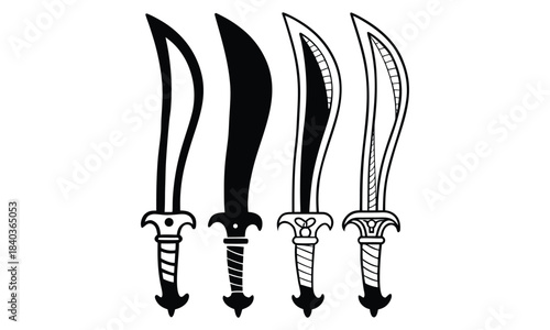 kujang vector design bundle