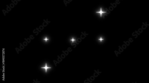 Wallpaper Mural twinkling Star animation black screen falling sparkling stars background white cartoon,glowing light trails,fast line glitter motion,4k Alpha Channel animation Torontodigital.ca