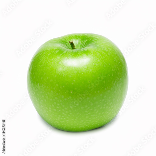 Whole Green Apple Front View Minimal  © image@9