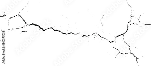 Weathered black and white grunge wall with scratched background. damaged aged stone surface featuring abstract cracked pattern.