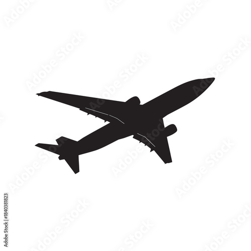 airplane isolated on white background