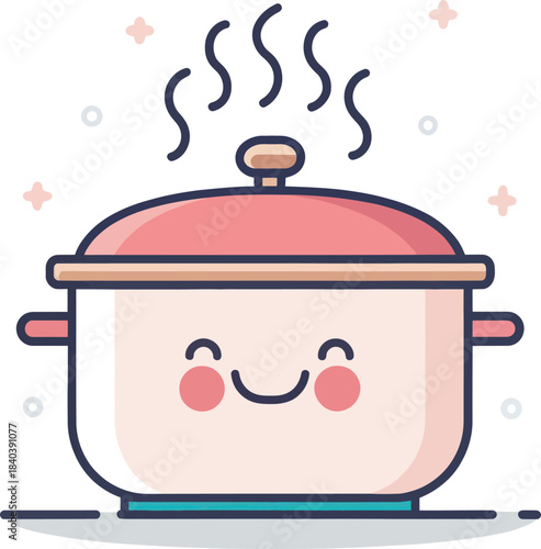 Cute Kawaii Cooking Pot for Kitchen Tasks