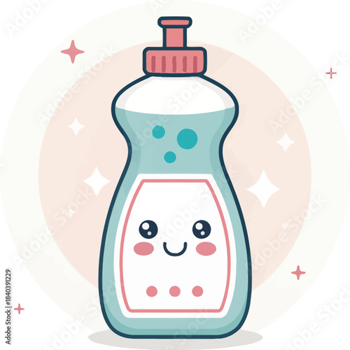 Cute Kawaii Dish Soap Icon