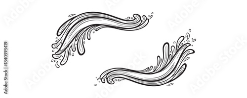 Vector illustration of an abstract background