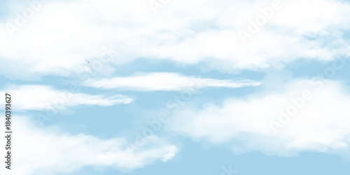 Modern background: Soft clouds in the dry season. Episode 10