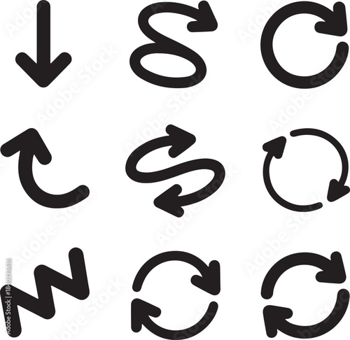 Set of Arrows and Symbols for Design