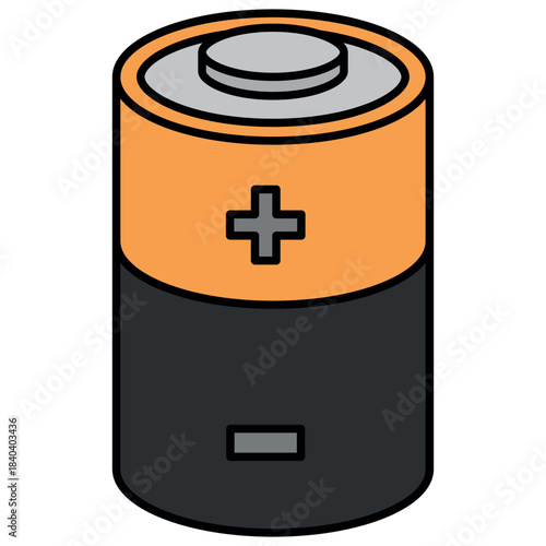 Battery Icon Design Template – Vector Power Symbol