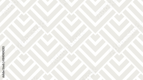 Seamless cloud dancer color geometric squares pattern. Art deco vector illustration. Color of the year 2026