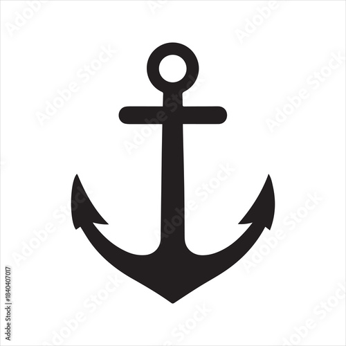 anchor ship icon vector illustration