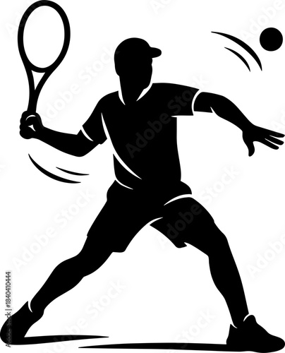Tennis Player SVG Cut Files for Cricut & Silhouette