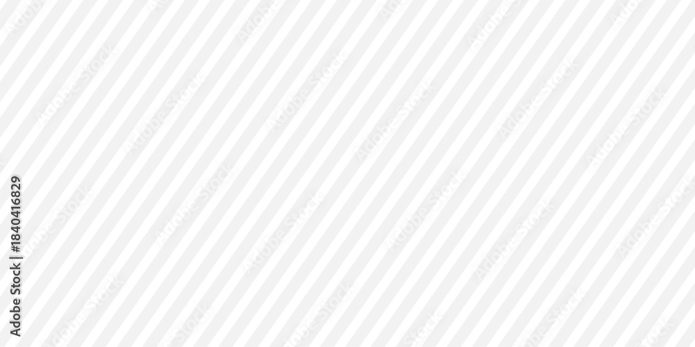 Fototapeta premium white and gray gradation stripe line background. Diagonal line long background. White stripe texture. Gray straight design element. Cover template. Vector illustration. 