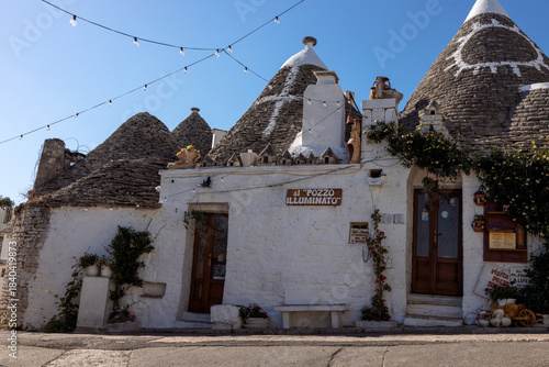 Pictures of Trulli, Italy, showing charming conical-roof houses, cobblestone streets, and historic architecture. Perfect for travel, tourism, lifestyle, and cultural photography.