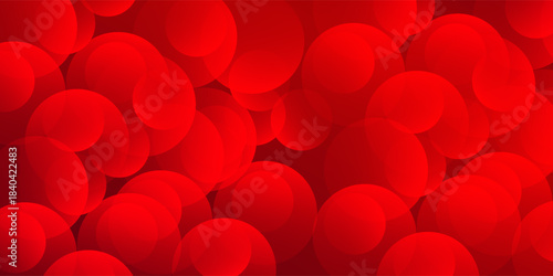 Red abstract bokeh of lights on black background simple