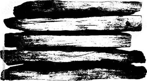 Rustic plank wood texture stencil design for urban art and crafts