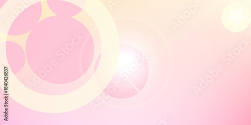 abstract background.modern.minimalist.pink and yellow gradations.circle effect.memphis.trendy .eps 10