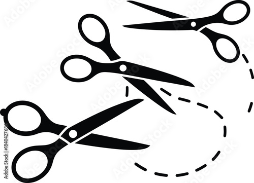 Vector file graphic with text isolated on white