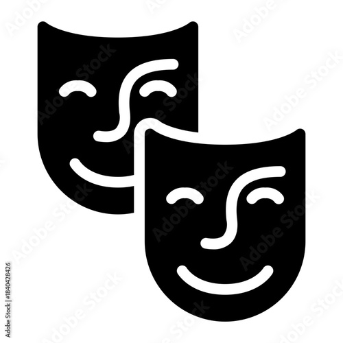 theater glyph icon