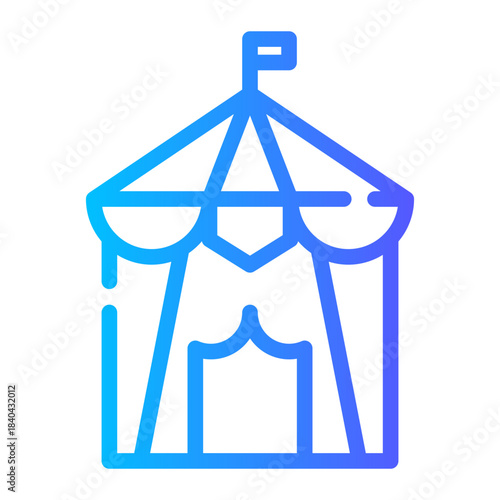 circus gradient icon