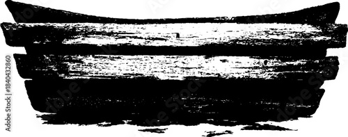 Weathered boat rustic design for nautical decor and art projects