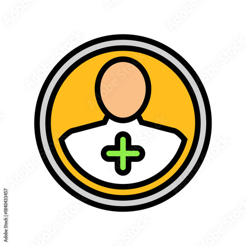 referral color icon vector illustration