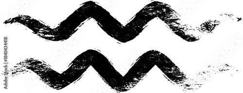 Bold black and white zigzag line art for modern urban design